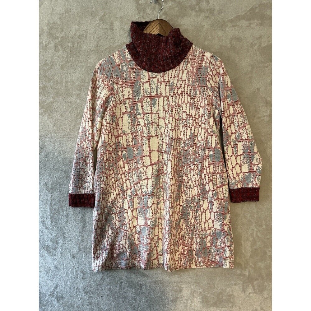 Maeve‎ Anthropologie Dress Women's MP Medium Petite Suma Shift Mod Mock Neck